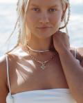 Chunky Gold Cross Chain Necklace for Women