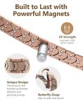 Men's Copper Magnetic Therapy Bracelet with Clasp