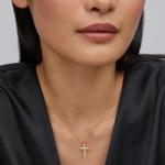 Kendra Scott Gold Cross Crystal Pendant Necklace