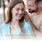 Sterling Silver Heart Pendant Necklace for Her