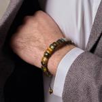 Men’s Tiger Eye Bracelet for Protection and Balance