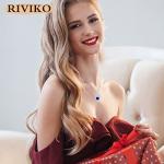 Heart Birthstone Necklace in Sterling Silver for Her