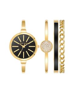 Anne Klein Women's Bangle Watch and Bracelet Set