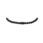 Fossil Men's Smoke Beaded Bracelet