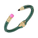Betsey Johnson Pencil Hinged Bangle Bracelet