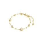 Swarovski Imber Gold Bracelet with Clear Crystals