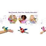 Interactive Plush Parrot & Cockatoo Slap Bracelet