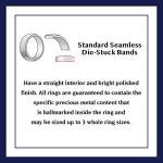 10K Yellow Gold 2mm Polished Wedding Band 8.5