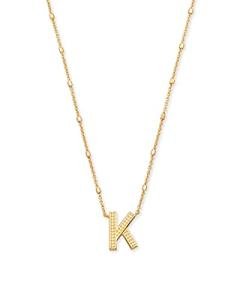 Kendra Scott Gold Letter K Pendant Necklace