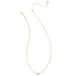 Kendra Scott Gold-Plated Mini Elisa Pendant Necklace