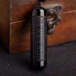 Black Obsidian and Tiger Eye Chakra Necklace