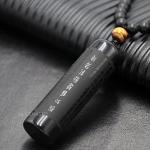 Black Obsidian and Tiger Eye Chakra Necklace