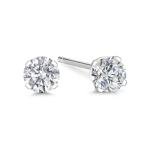 14K Gold Lab Grown Diamond Stud Earrings