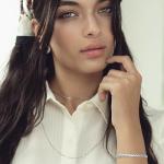 KISPER 925 Sterling Silver Dainty Box Chain Necklace