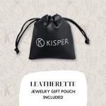 KISPER 925 Sterling Silver Dainty Box Chain Necklace