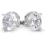 14k White Gold 2ct Diamond Stud Earrings