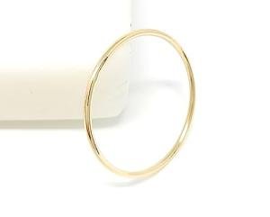 14k Gold Thin Stacking Ring in Yellow Gold