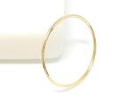 14k Gold Thin Stacking Ring in Yellow Gold