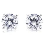 14k White Gold 2ct Diamond Stud Earrings