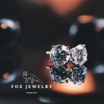 14k White Gold 2ct Diamond Stud Earrings