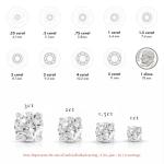 14k White Gold 2ct Diamond Stud Earrings