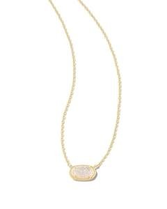 Kendra Scott Grayson Iridescent Stone Pendant Necklace