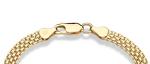 18K Gold Plated Bismark Mesh Chain Bracelet