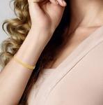 18K Gold Plated Bismark Mesh Chain Bracelet
