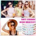 96 Pcs Colorful Beaded Friendship Bracelets Set