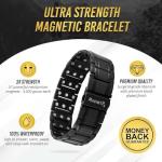 MagnetRX 3X Magnetic Bracelet for Men - Black