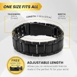 MagnetRX 3X Magnetic Bracelet for Men - Black
