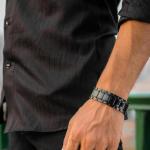 MagnetRX 3X Magnetic Bracelet for Men - Black