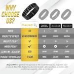 MagnetRX 3X Magnetic Bracelet for Men - Black