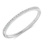 Dazzlingrock Women's Diamond Wedding Band in White Gold