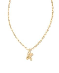 Kendra Scott Gold-Plated Letter K Pendant Necklace