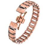 Men's Pure Copper Magnetic Bracelet with Butterfly Clasp
