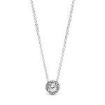 PANDORA Sparkle Halo Necklace in Sterling Silver