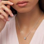 PANDORA Sparkle Halo Necklace in Sterling Silver