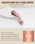 Men's Pure Copper Magnetic Bracelet with Butterfly Clasp