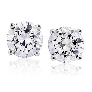 Lab Grown Diamond Stud Earrings - 1 to 12 Carat