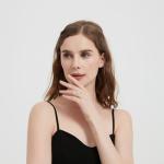 White Gold Princess Cut Simulated Diamond Engagement Ring