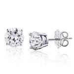 Lab Grown Diamond Stud Earrings - 1 to 10 Carats