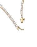14K Gold Plated Tennis Necklace with Zirconia