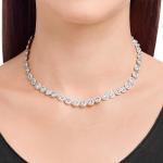 Swarovski Una Angelic Crystal Necklace in Rhodium