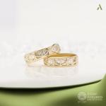 14K Gold Statement Ring for Women - Size 5.75