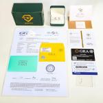 Moissanite 2CT Stud Earrings in White Gold