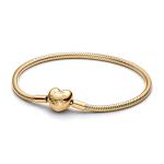 PANDORA Heart Clasp Snake Chain Bracelet - Gift Ready