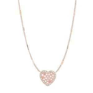 Fossil Women's Rose Gold Necklace JF03164791