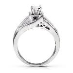 Kobelli 1 Carat Diamond Wedding Ring Set in White Gold