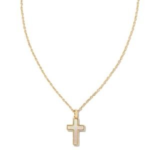 Kendra Scott Gold-Plated Cross Pendant Necklace
